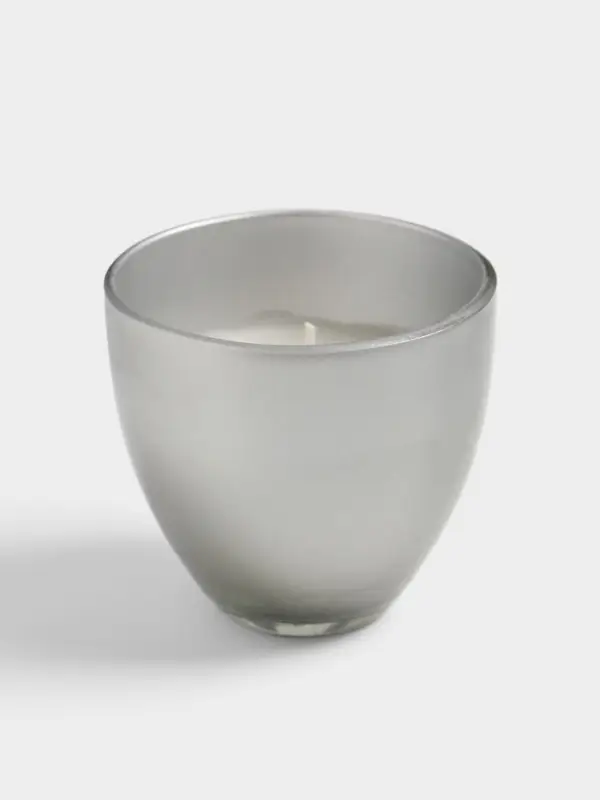 Свеча ароматическая в стеклянном подсвечнике 85 г, жимолость