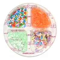 Слайм "Милана Хаметова. Смешай и играй", 4 вложения, оранжевый, Slime SLM319
