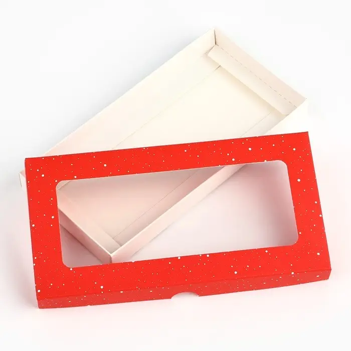 Коробка для шоколада «Яркие огни», с окном, 16.4 х 8.4 х 1.7 см Коробка для шоколада «Яркие огни», с окном, 16.4 х 8.4 х 1.7 см