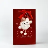 Пакет подарочный «Новогодний сюрприз», с заколками, 25,5 × 9 × 30 см Пакет подарочный «Новогодний сюрприз», с заколками, 25,5 × 9 × 30 см