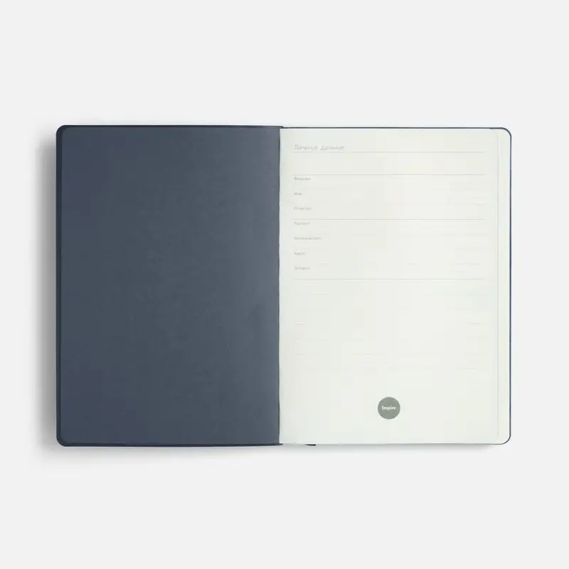 Ежедневник Doppio, недатированный, синий Ежедневник Doppio, недатированный, синий