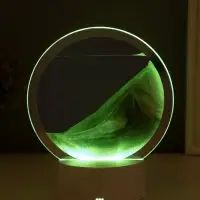 Светильник настольный СТАРТ Sands, LED, 10 Вт, USB, 16&times;16&times;20 см, 3хAA, зелёный