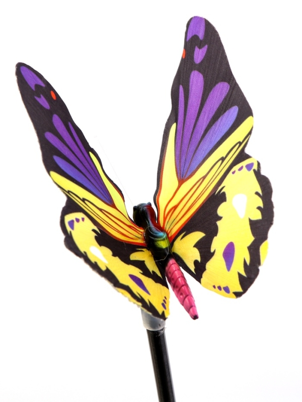 Штекер с подсветкой  Штекер с подсветкой "Бабочка Адриа" синяя, 12х70см