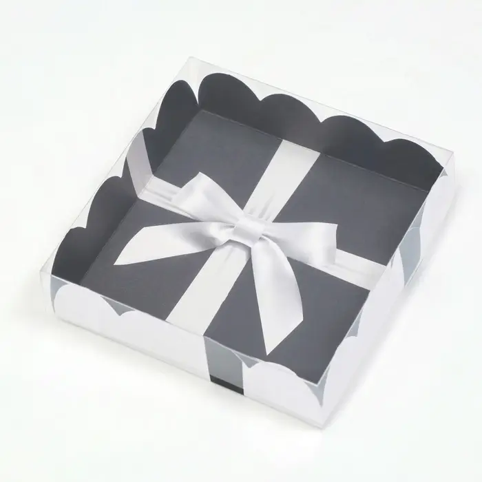 Коробка для печенья, «Презент», 12×12×3 см