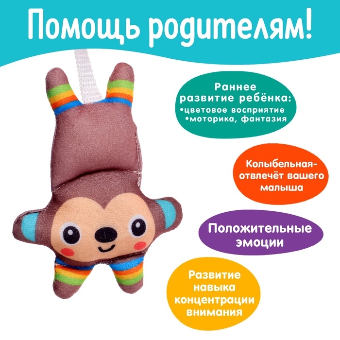 Мобиль музыкальный «Весёлые зверята» Мобиль музыкальный «Весёлые зверята»