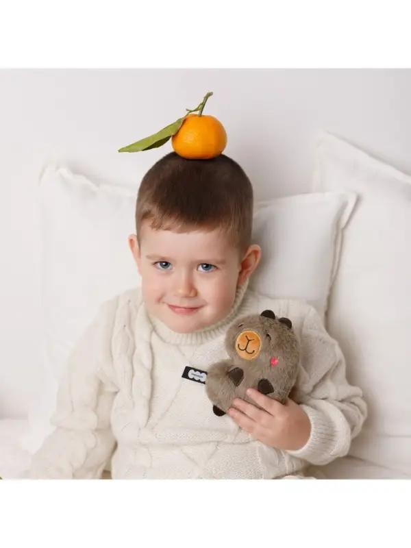 Мягкая игрушка &laquo;Капибара Барбара&raquo;, Пушистики, 15 см