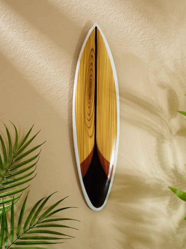 Панно "Доска для сёрфа" дерево 40х11 см