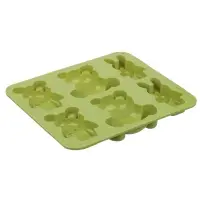 VETTA Форма для выпечки 6 ячеек 16х14х2см, "Мишки и зайчики", силикон, 3 цвета