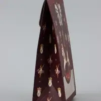 Коробка складная &laquo;С Новым годом&raquo;, 15&times;7&times;22 см
