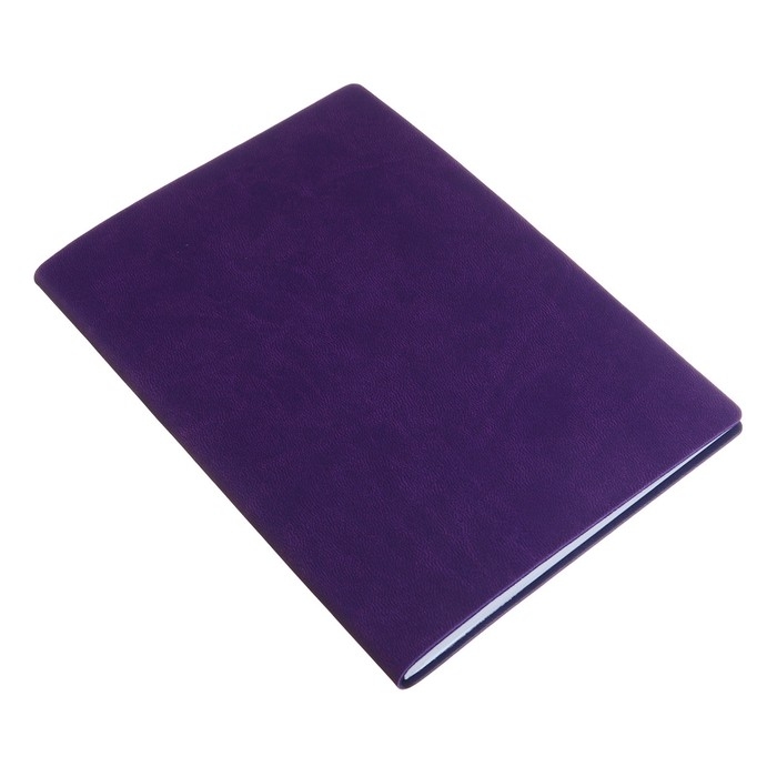 Еженедельник недатированный А5, 64 листа, на сшивке, интегральная обложка из искусственной кожи, сиреневый Еженедельник недатированный А5, 64 листа, на сшивке, интегральная обложка из искусственной кожи, сиреневый