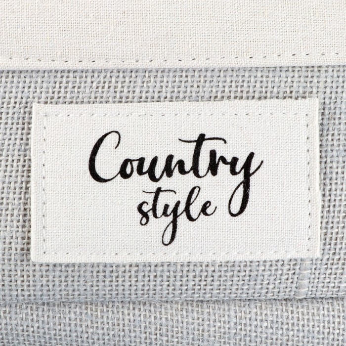 Корзина стеллажная с ручками Корзина стеллажная с ручками "Кантри", 320 х 220 х 100 мм, серый