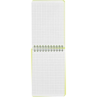 Блокнот А6,пласт обл,80л, ATTACHE FANTASY,салат