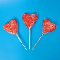 Леденцовая карамель на палочке Dendy Candy, "Сердце Твист", 30 г