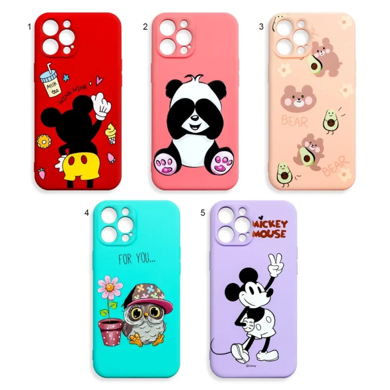 Чехол Iph 12 Pro TPU цветной с картинками