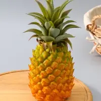 Муляж "Ананас" 22,5х9,5 см, жёлтый