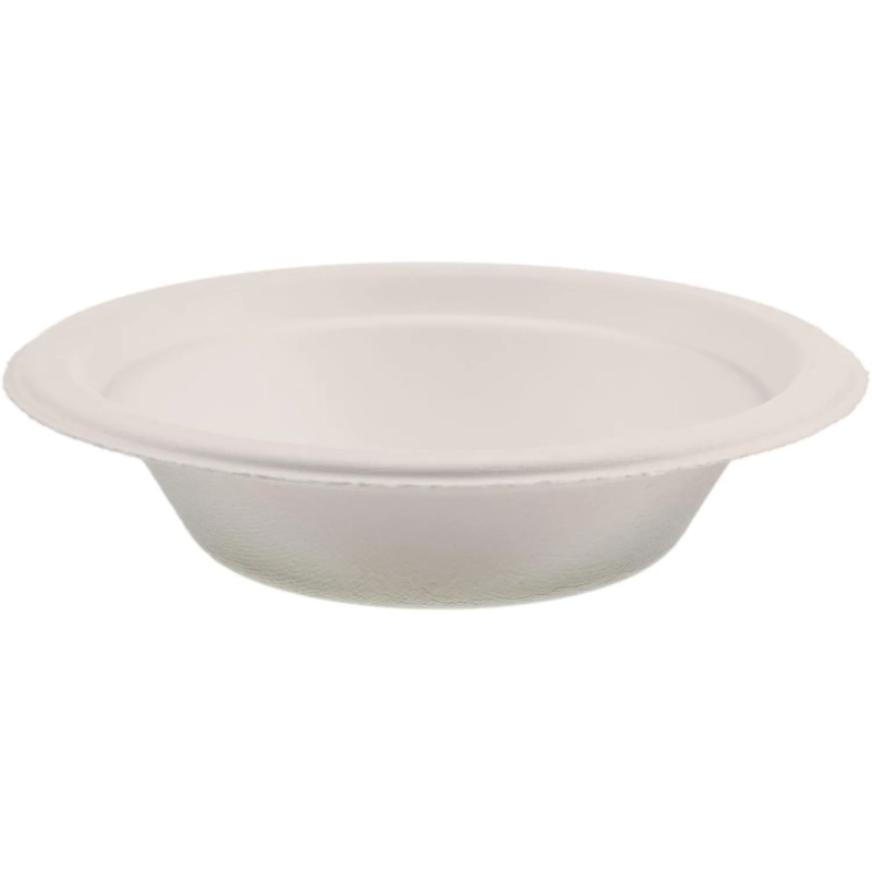 Тарелка одноразовая глубокая биоразлагаемая 480 мл, 1000шт/кор