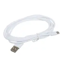 Кабель LuazON, Type-C - USB, 1 А, 1.5 м, белый