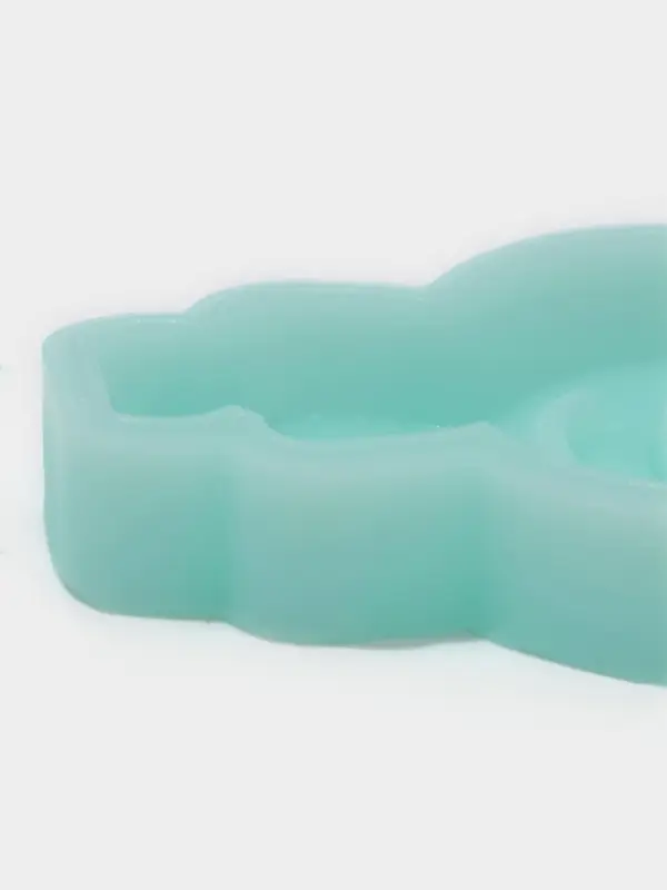 Молд для заливки &laquo;Олень&raquo;, пластик, 8&times;3.7&times;0.8 см, бирюзовый