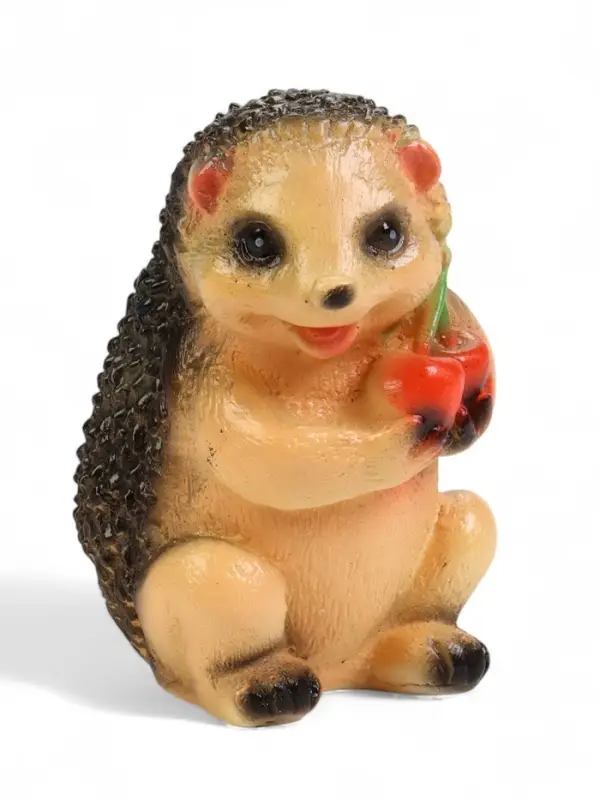 Садовая фигура из гипса &laquo;Ёжик с вишней&raquo;, 9&times;11&times;13.5 см