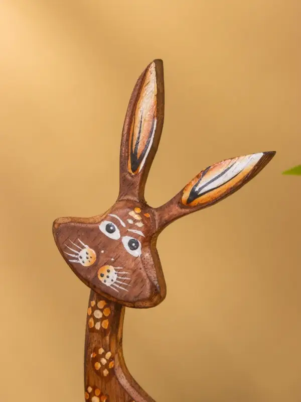 Сувенир на подставке «Заяц», 12×4.5×24.5 см, дерево, МИКС