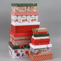 Коробка подарочная, набор 10 в 1 &laquo;Новогодняя почта&raquo;, 32.5&times;20&times;12.5 - 12&times;7&times;4 см