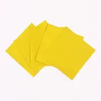 Фольга для конфет 10&times;10 см 100 шт., лимонное золото, фактура №2