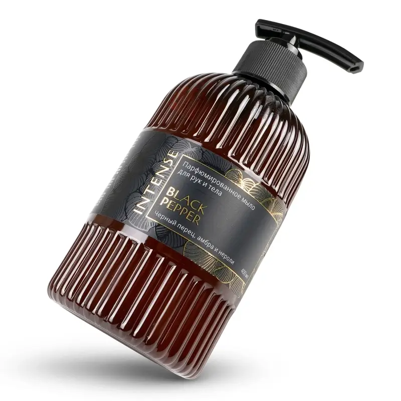 Жидкое мыло парфюм. Intense "Black pepper/чёрный перец" 400 мл. с дозатором Clean&Green CG8511