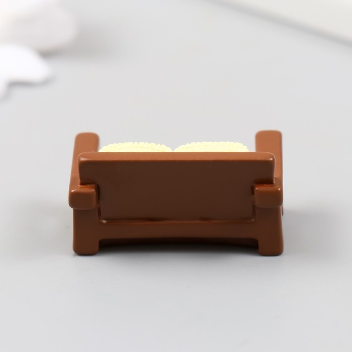 Декор для творчества полистоун Декор для творчества полистоун "Диван" 4х2,5 см