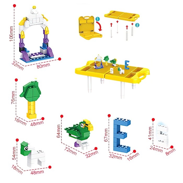 Конструктор «Чемоданчик творчества», 230 деталей Конструктор «Чемоданчик творчества», 230 деталей