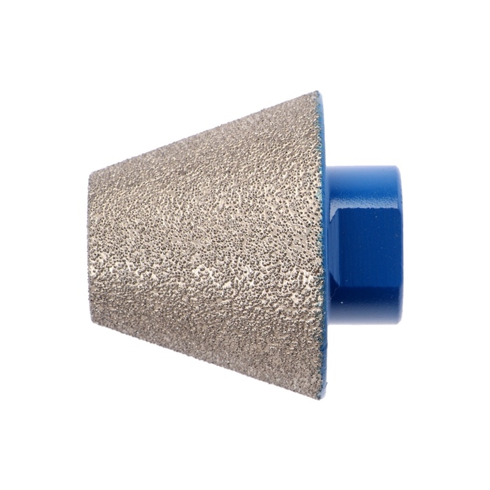 Фреза алмазная конусная ТУНДРА, 20 - 48 мм, для обработки мрамора, гранита и керамики Фреза алмазная конусная ТУНДРА, 20 - 48 мм, для обработки мрамора, гранита и керамики