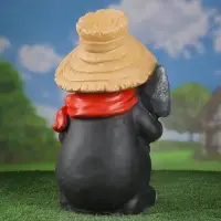 Садовая фигура из полистоуна &laquo;Крот в шляпе&raquo;, 45&times;26&times;26 см