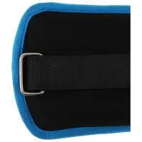 Утяжелители неопреновые ONLYTOP, 2 шт.&times;0.5 кг, чёрные, голубые