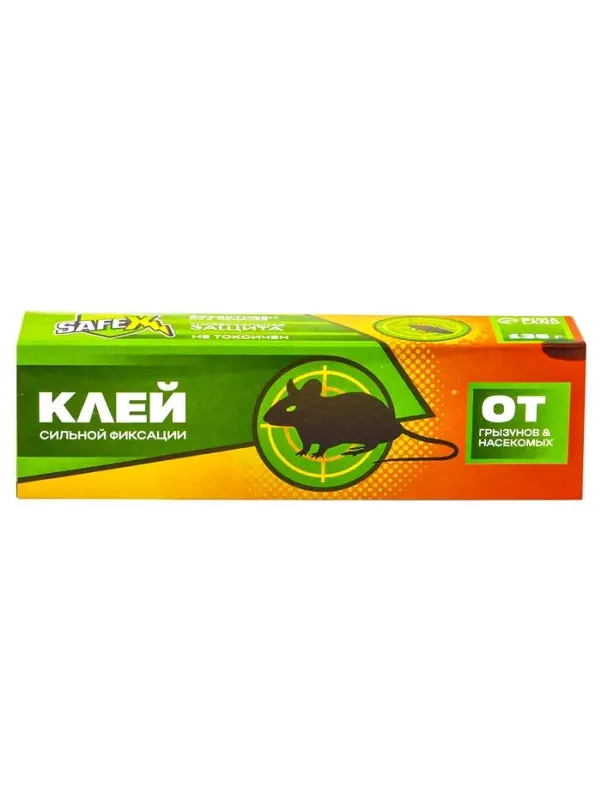 Клей от грызунов с запахом арахиса SAFEX, туба,135 г
