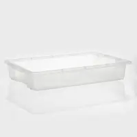 Контейнер для хранения Porter, 18 л, 66&times;42&times;12 см, с крышкой, цвет слоновая кость