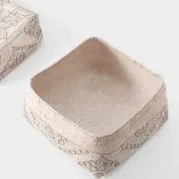Корзинка плетёная &laquo;Бонтанг&raquo;, 30&times;30&times;18.5 см, бамбук, светлая