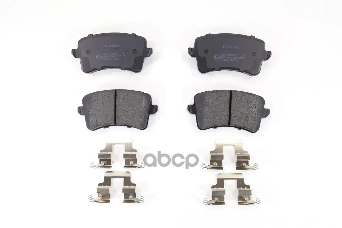 Колодки Тормозные Audi A4/A5/Q5 07- Задн. ZF Russia арт. GDB1765ZFR