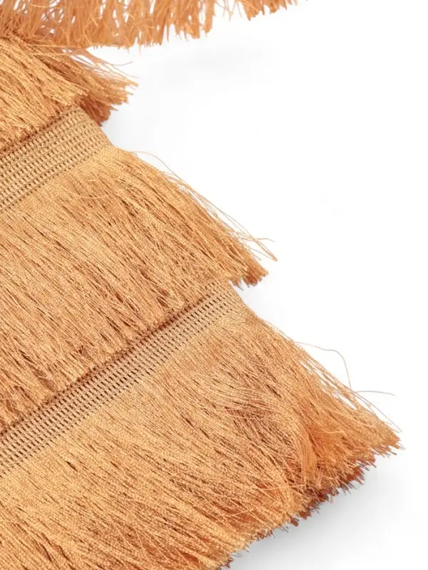 Бахрома одинарная, 6,5 см, 20 м±0.5, цвет золотой Бахрома одинарная, 6,5 см, 20 м±0.5, цвет золотой