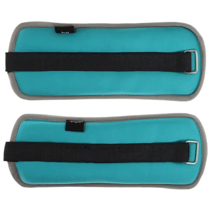 Утяжелители неопреновые ONLYTOP, 2 шт. &times; 1 кг, цвет мятный