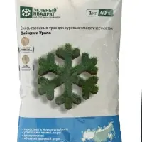 Газон для Сибири и Урала "Зеленый квадрат", 1 кг