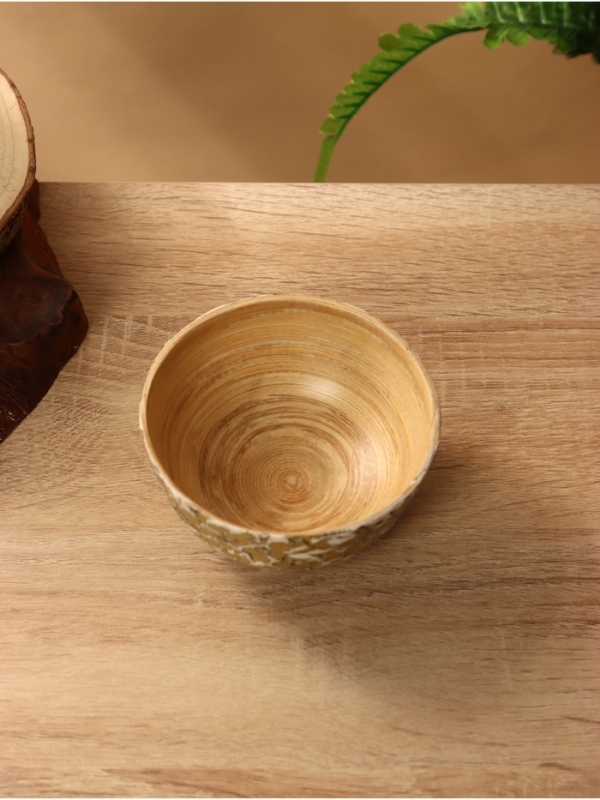 Миска 10х10х5 см, бамбук Миска 10х10х5 см, бамбук