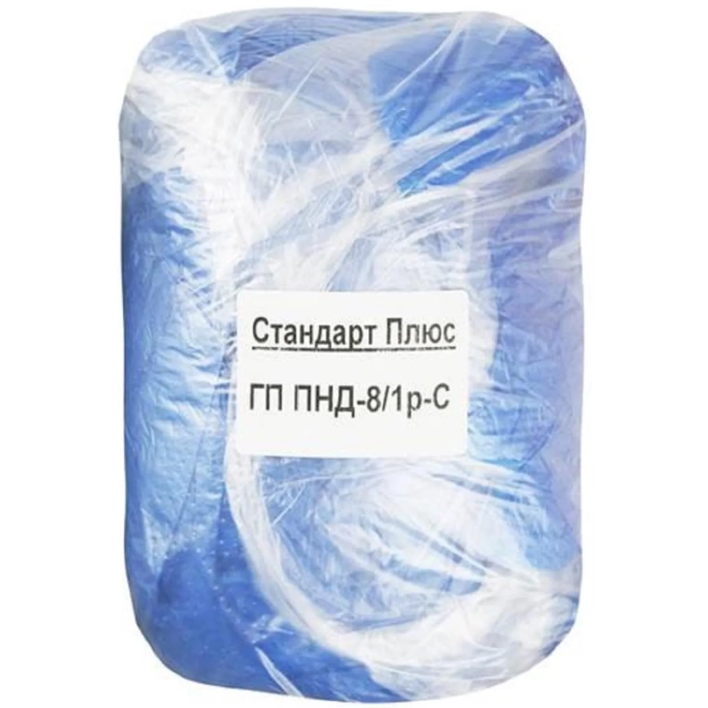 Бахилы н/с, п/э 2х слойн.текстур. 3,5г б-син.ПНД-8/8/1р-Б-С, 50пар/уп