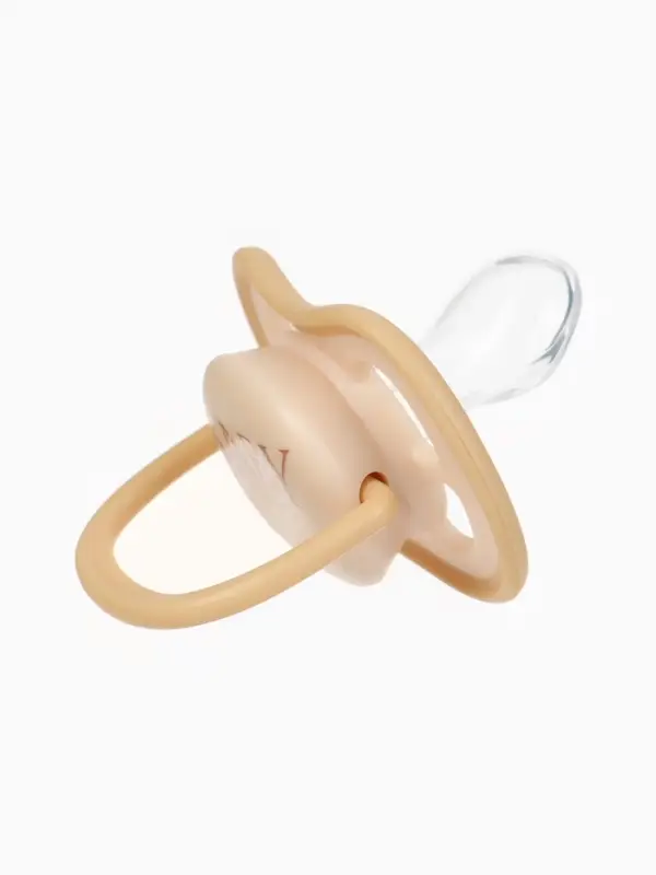 Соска-пустышка 2 шт. в контейнере, силикон, от 6 мес, бежевый, Mum&Baby