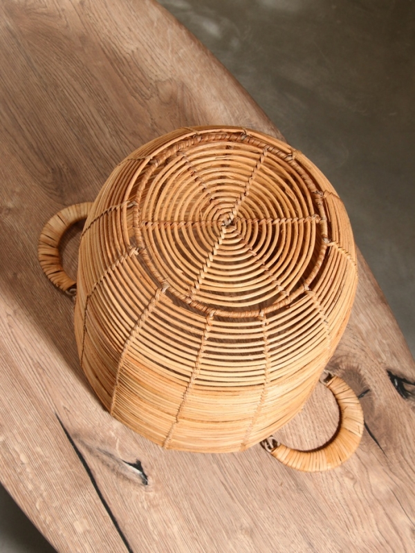 Корзина для белья, 31х31х31 см, ротанг