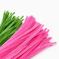 Набор для творчества цветы из пушистой проволоки букет, тюльпаны