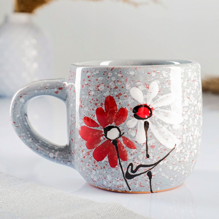 Кружка Кружка "Форма" 0,2л / 7,5х8,5см, дуэт