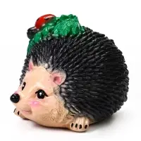 Садовая фигура из гипса &laquo;Ёж с божьей коровкой&raquo;, 24&times;17&times;17 см