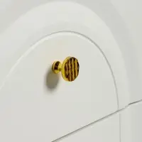 Ручка кнопка CAPPIO RK001, d=32 мм, цвет золото, набор 10 шт.