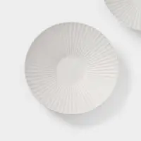 Тарелки Magistro Jarwah Lausanne, 600 мл, 21.5&times;5 см, глубокие, набор 2 шт., фарфор, серые