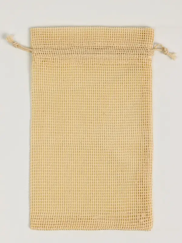 Хлопковый мешочек для украшений, подарков и трав, текстиль &laquo;Эко&raquo;, 24.5&times;15 см, набор 5 шт.