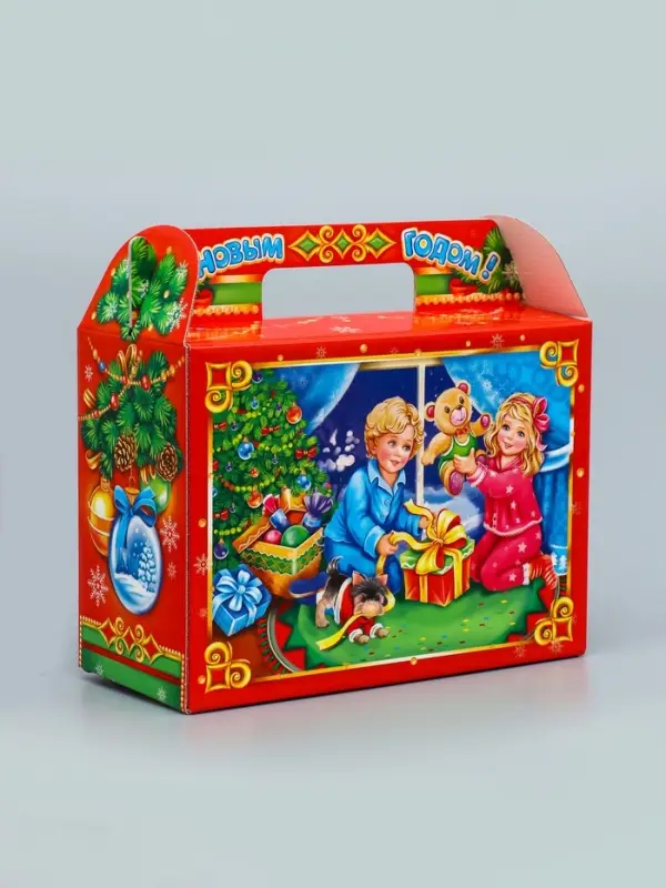 Подарочная новогодняя коробка «Чудеса» , Чемодан 23×10.5×16.5 см Подарочная новогодняя коробка «Чудеса» , Чемодан 23×10.5×16.5 см
